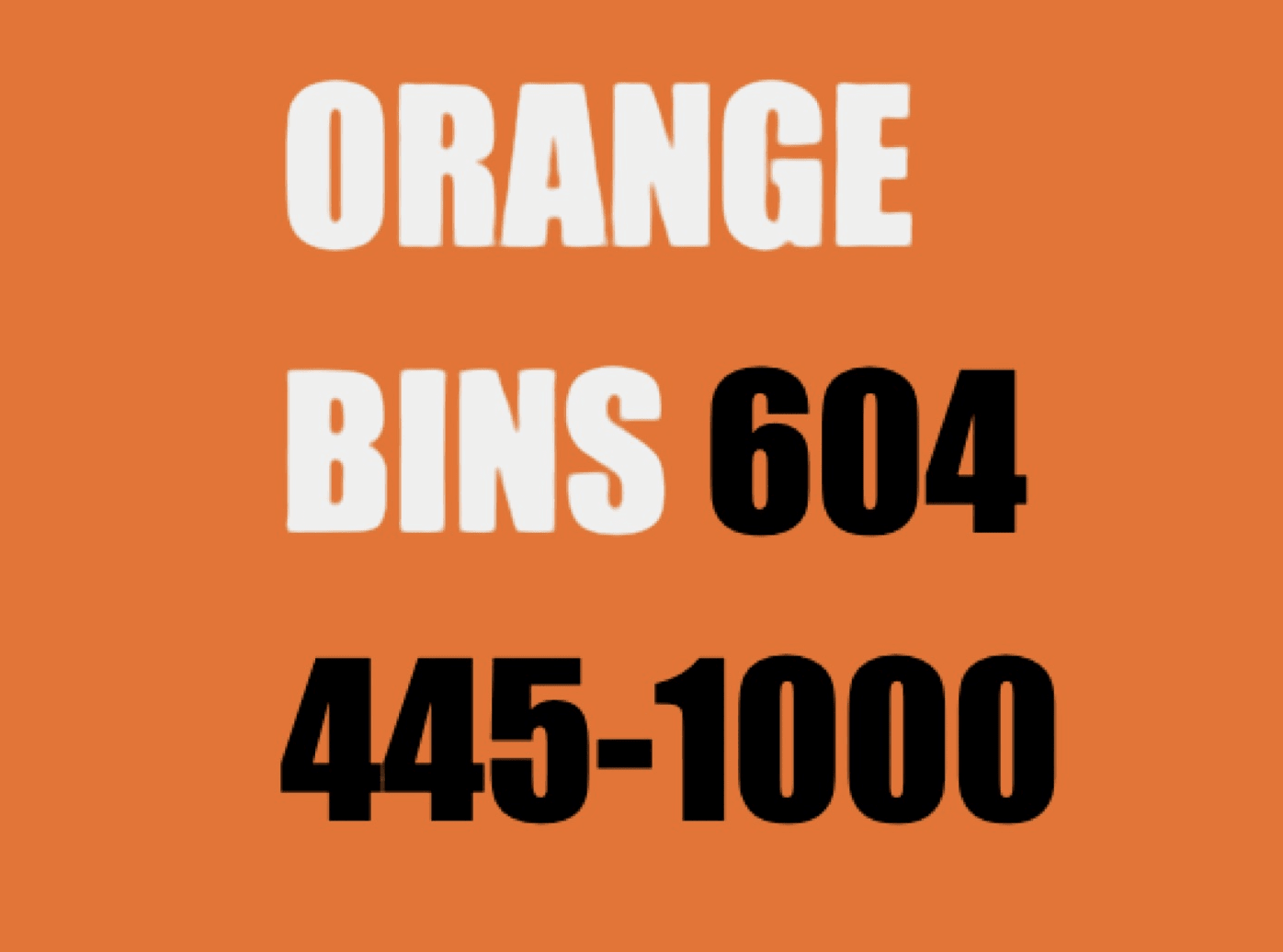 10 yard dumpster bin rentals from www.orangebins.ca