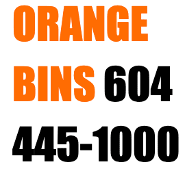 10 yard bin from orange bins