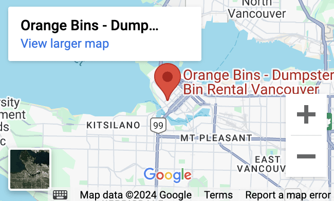 map from orange bins 